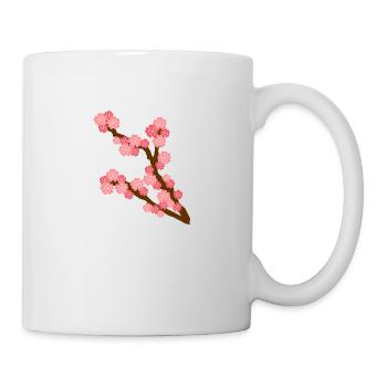 Cherry blossom spring flower lover gift idea - Mug - white - Right