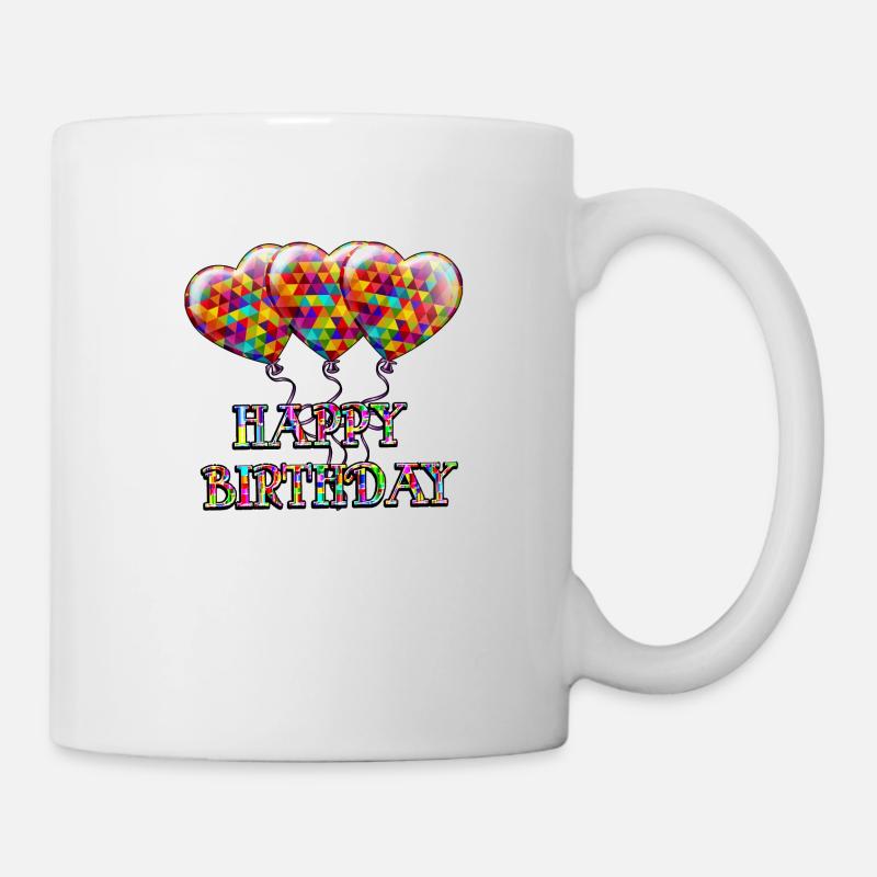 joyeux anniversaire joyeux anniversaire - Mug blanc - blanc