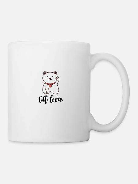 Katzenliebhaber - Tasse - Weiß