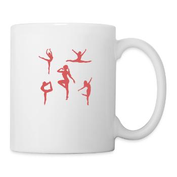 Queens of Dance Pink - Mug blanc - blanc - Droite