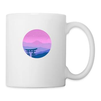 Vaporwave Japan - Tasse - Weiß - Rechts