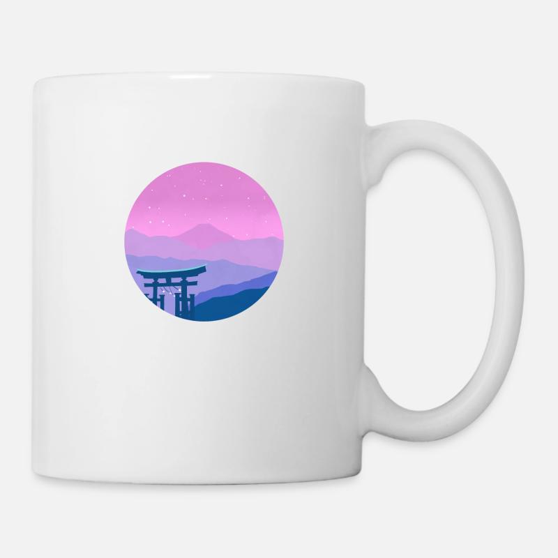 Vaporwave Japan - Tasse - Weiß