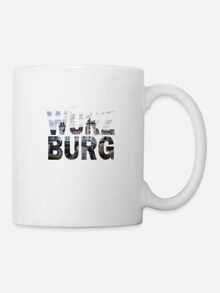 Würzburg Stadtbild - Tasse - Weiß