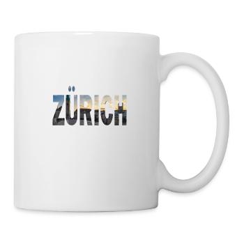 Zürich Stadtbild - Tasse - Weiß - Rechts