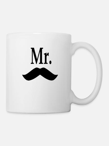 Mr. mustache. - Mug - white