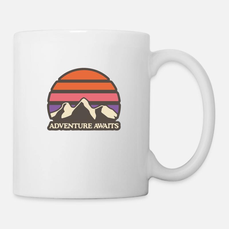 L'aventure attend - Mug blanc - blanc