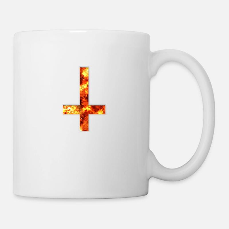 Logo croix de feu - Mug blanc - blanc