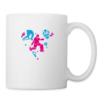 Goalie heart - Mug - white - Right