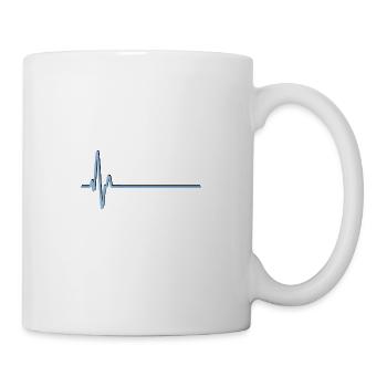 lustiges Stay Calm Ruhe Covid Pandemie Geschenk - Tasse - Weiß - Rechts