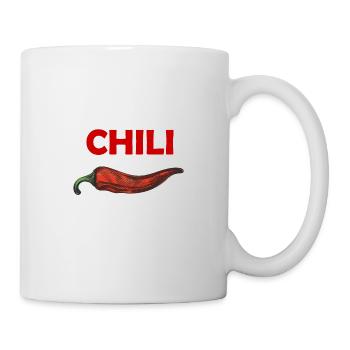 Chili Fan T Shirt - Tasse - Weiß - Rechts