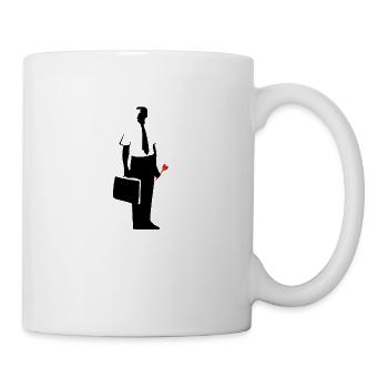 Coupe du monde de fléchettes Falling Down - Mug blanc - blanc - Droite