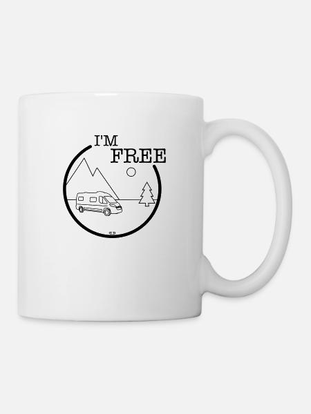 Im free - Mug blanc - blanc