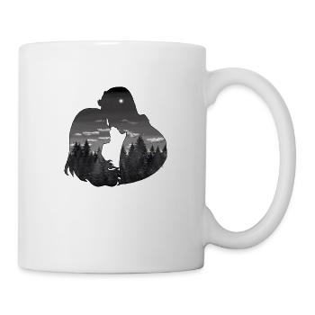 Soulmate in the landscape - Mug - white - Right