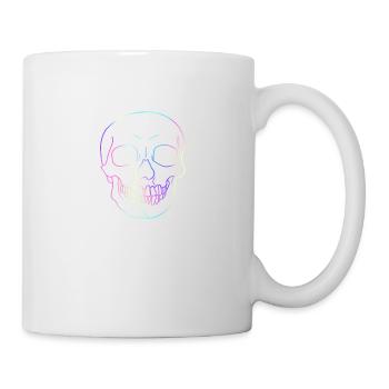 Skull Totenkopf - Tasse - Weiß - Rechts