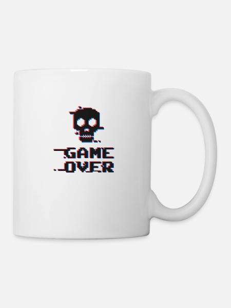 Game Over Gamer Computer Games Video Games PC - Mug - white