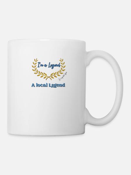 local legend blue - Mug - white