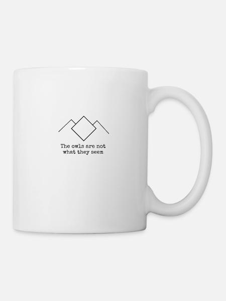 Die Eulen sind nicht, was sie scheinen - Tasse - Weiß