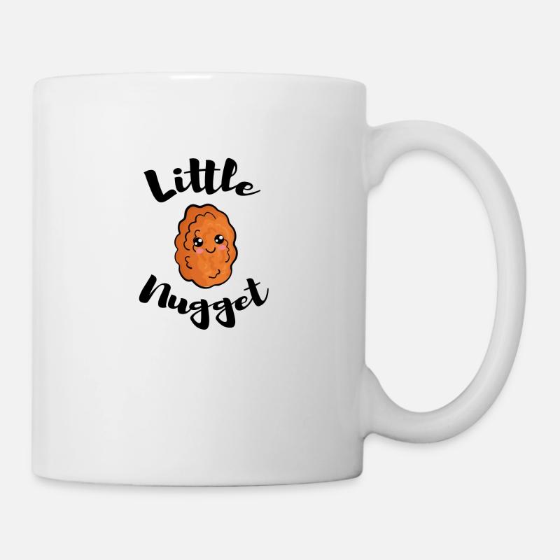 Little nugget fast food nourriture cadeau - Mug blanc - blanc