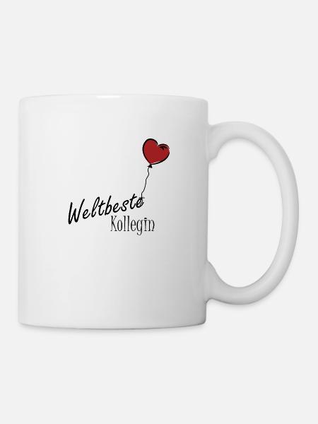 Weltbeste Kollegin - Tasse - Weiß