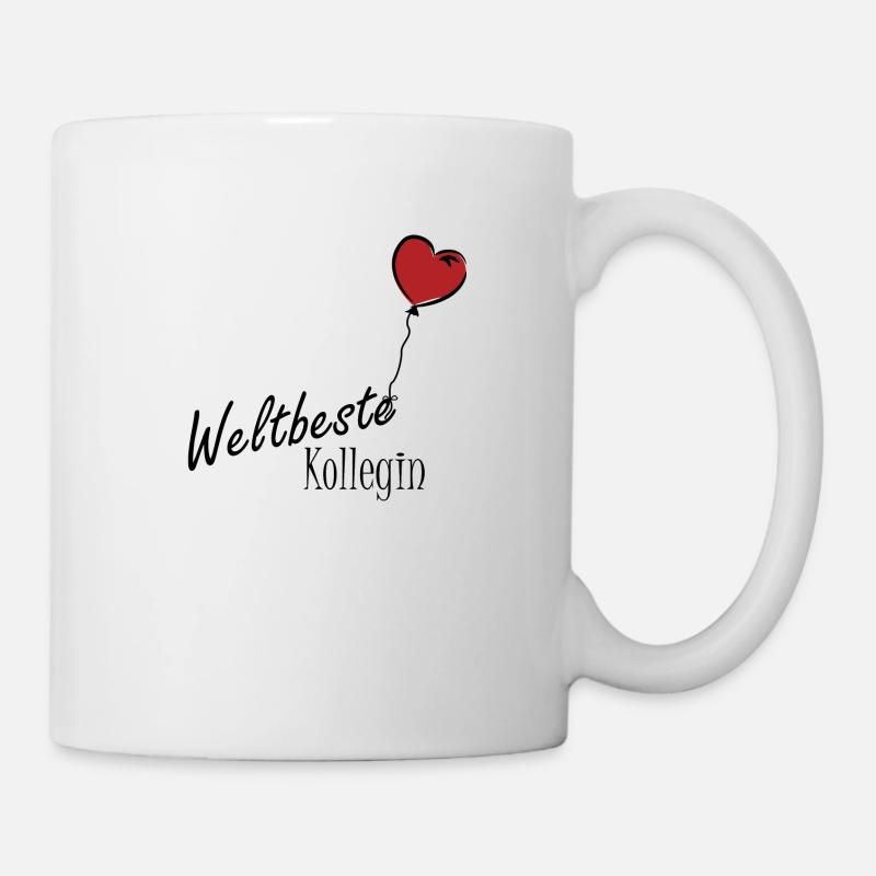 Weltbeste Kollegin - Tasse - Weiß