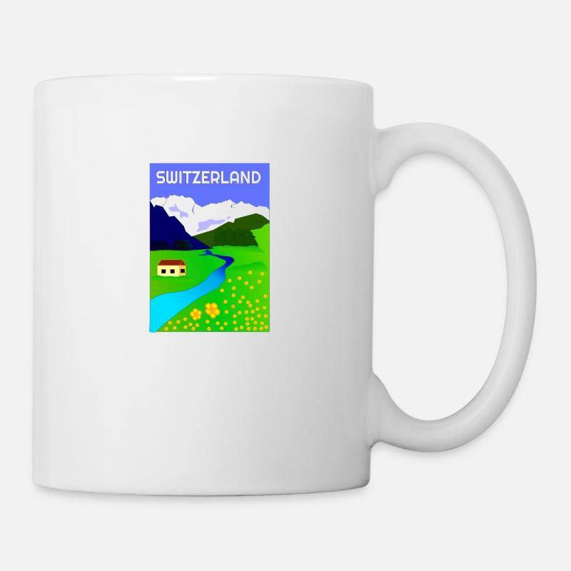 SUISSE - Mug blanc - blanc