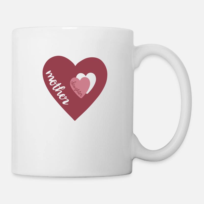 Mutter Tochter Liebe - Tasse - Weiß