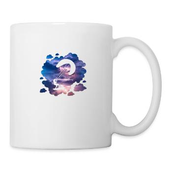 Double Exposure Kite Surfing Abenteuer Geschenk - Tasse - Weiß - Rechts