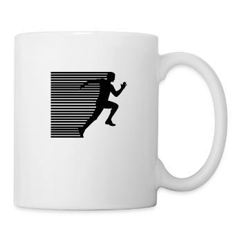 Marathon runner speed 26.2 gift idea - Mug - white - Right