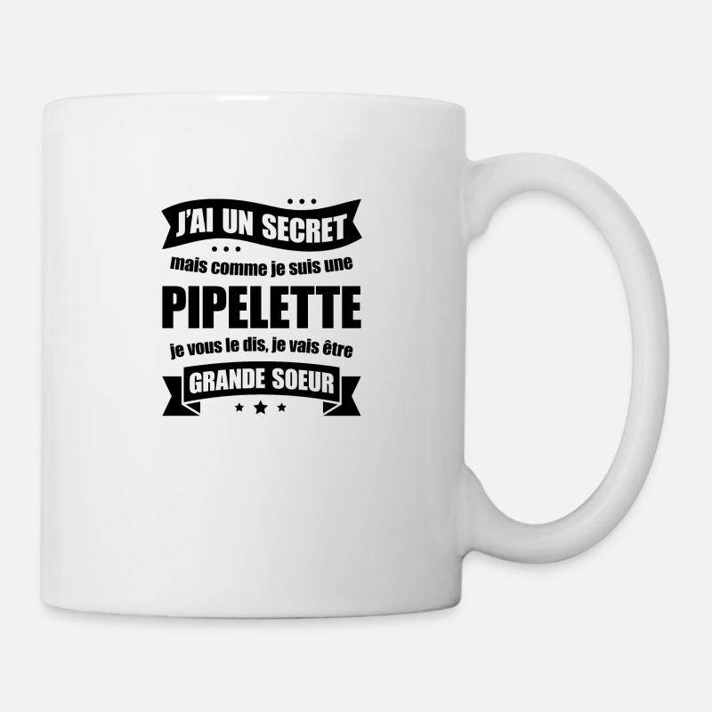 FUTURE GRANDE SŒUR - Mug blanc - blanc