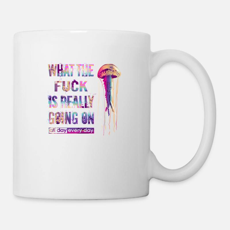 Qualle Jellyfish - Tasse - Weiß