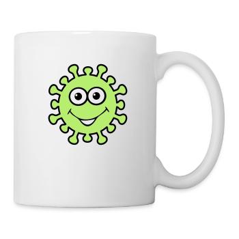 Happy virus - Mug - white - Right