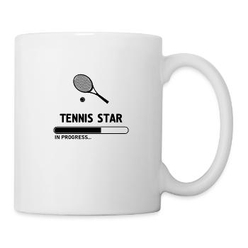 Tennis star sport cadeau rengaine - Mug blanc - blanc - Droite