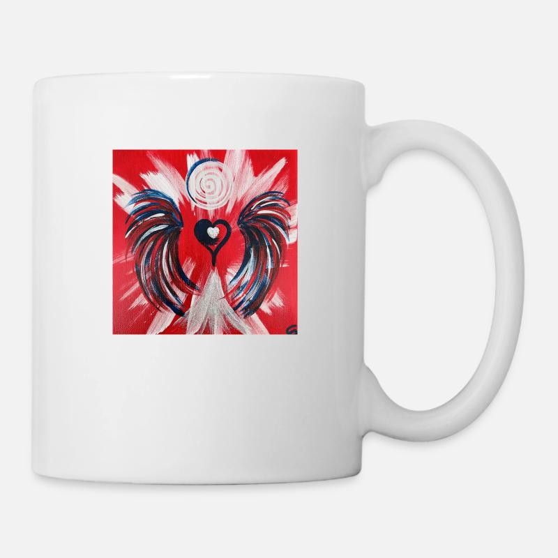 Herzengel "...ich bin einfach" - Tasse - Weiß