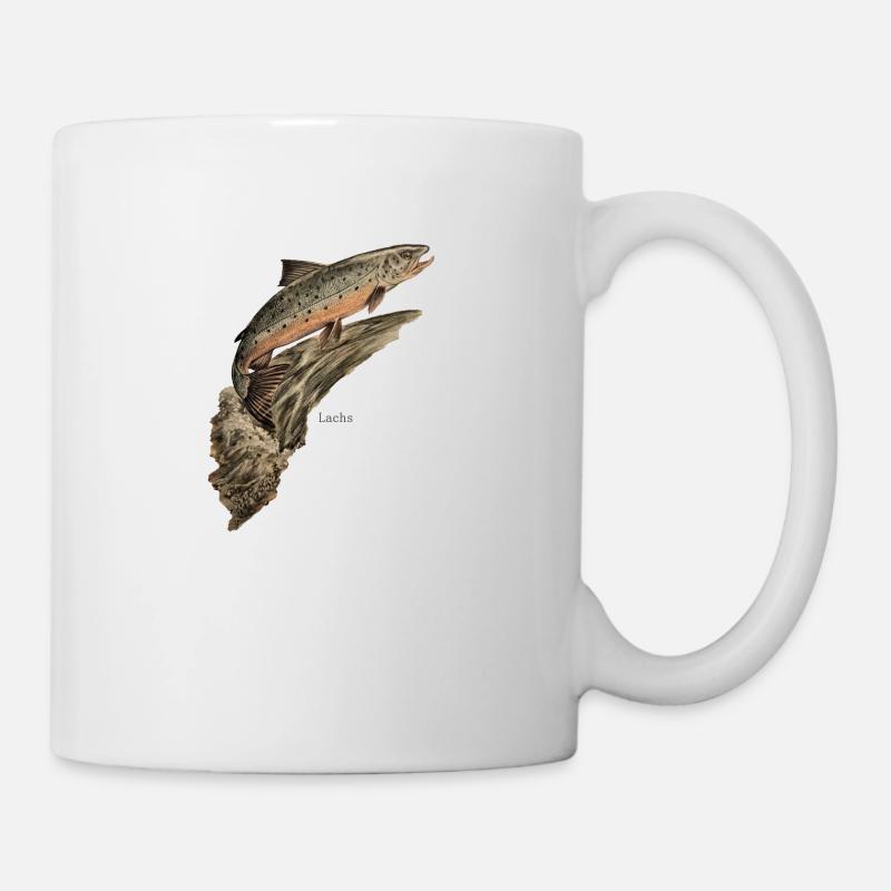 salmon - Mug - white