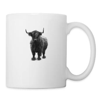 Galloway Rind - Tasse - Weiß - Rechts