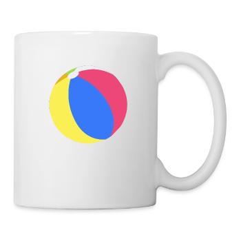 Beachball - Tasse - Weiß - Rechts