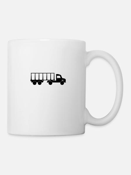 Lastwagen - Tasse - Weiß