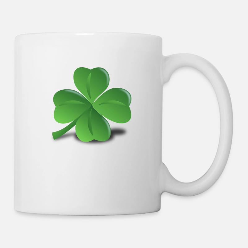 Trèfle - Mug blanc - blanc