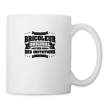 BRICOLEUR ORIGINAL - Mug blanc - blanc - Droite