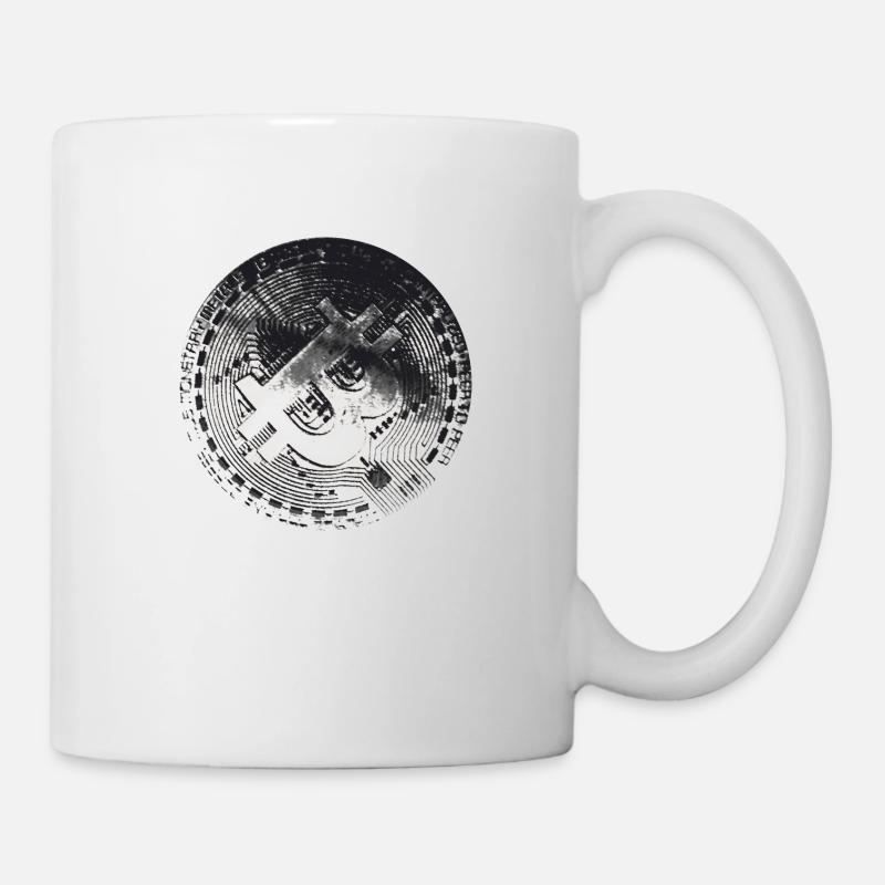 Bitcoin Bitcoin Bitcoin - Mug blanc - blanc