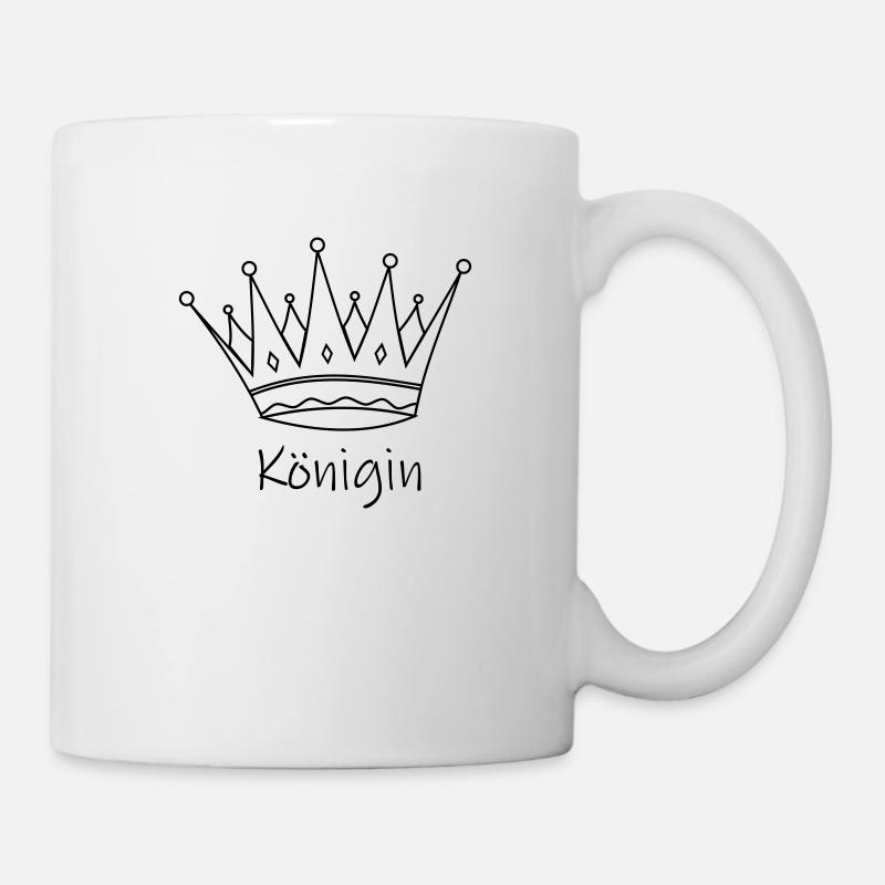Krone Königin - Tasse - Weiß
