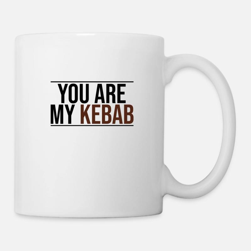 tu es mon kebab - Mug blanc - blanc