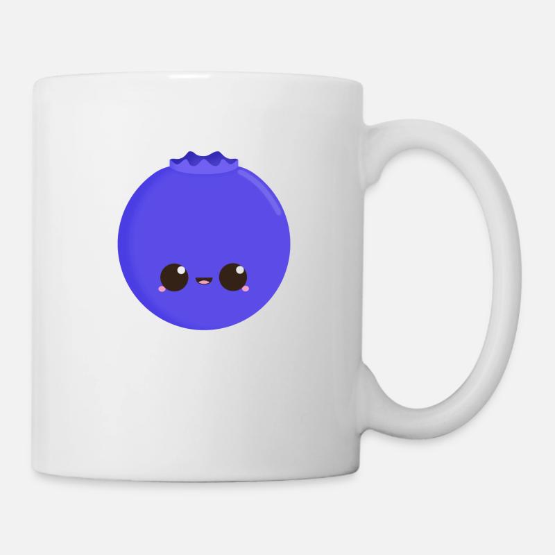Kawaii blueberry - Mug - white