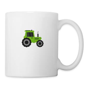 Traktor - Tasse - Weiß - Rechts