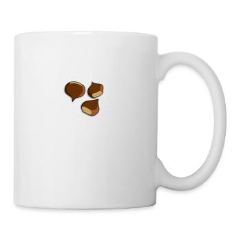 J’peux pas j’vais au châtaignes - Mug blanc - blanc - Droite