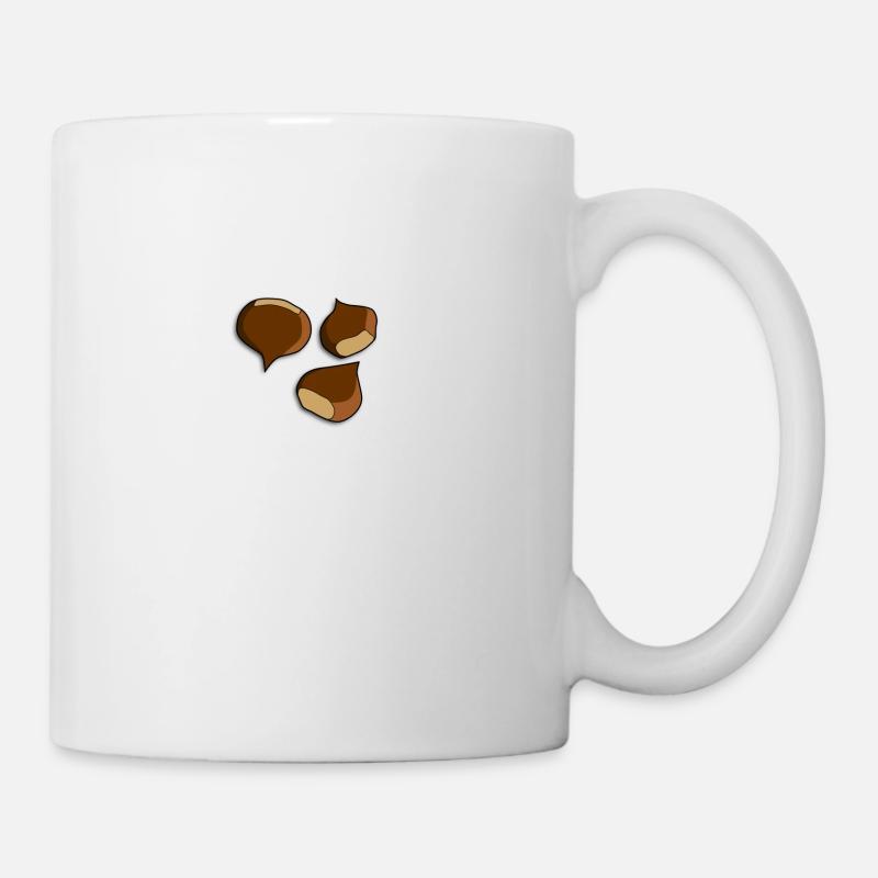 J’peux pas j’vais au châtaignes - Mug blanc - blanc