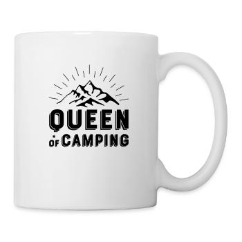 Énonciations drôles pour les campeurs - Mug blanc - blanc - Droite