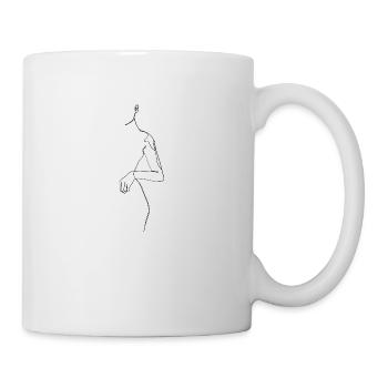 Minimalistic Line Art, Pt. 1 - Beauty & Simplicity - Mug - white - Right
