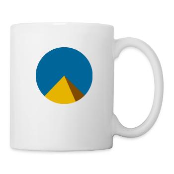 Pyramide - Tasse - Weiß - Rechts