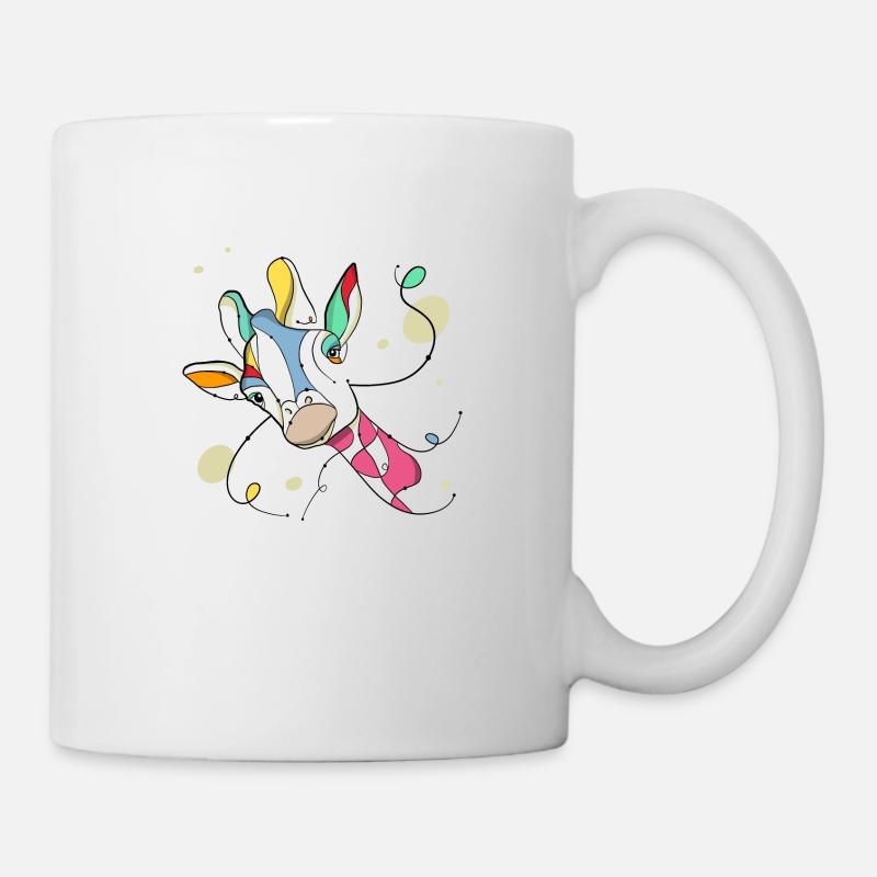 Girafe - Mug blanc - blanc